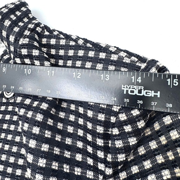 Armani Collezioni Black and White Windowpane Blazer - Picture 8 of 10